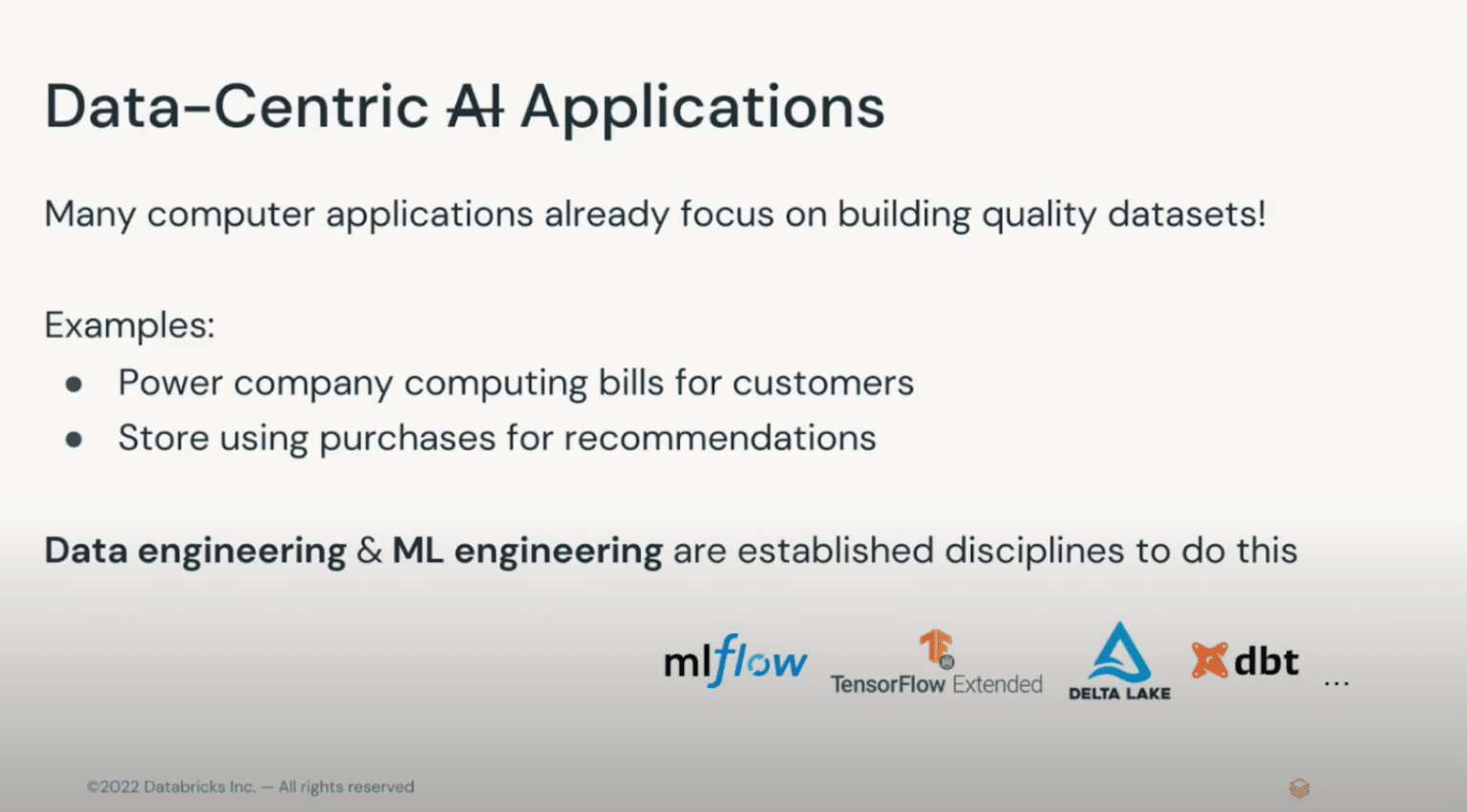What can Data-Centric AI learn from data & ML engineering? | Snorkel AI