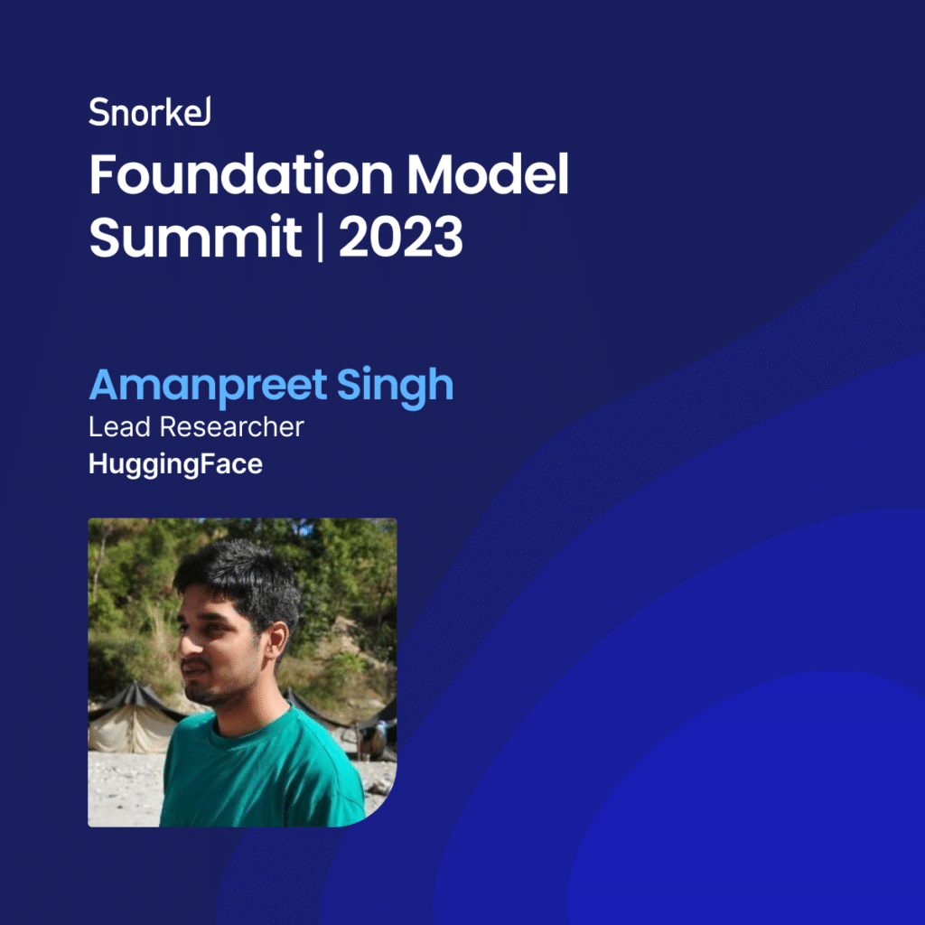 Amanpreet Singh, Lead Researcher at Hugging Face, who gave a presentation entitled Towards Unified Foundation Models for Vision and Language Alignment