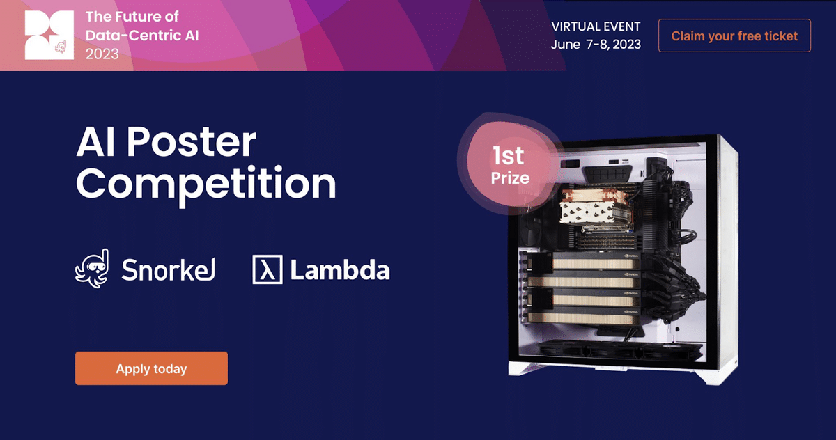 Poster presenters compete to win desktop GPU