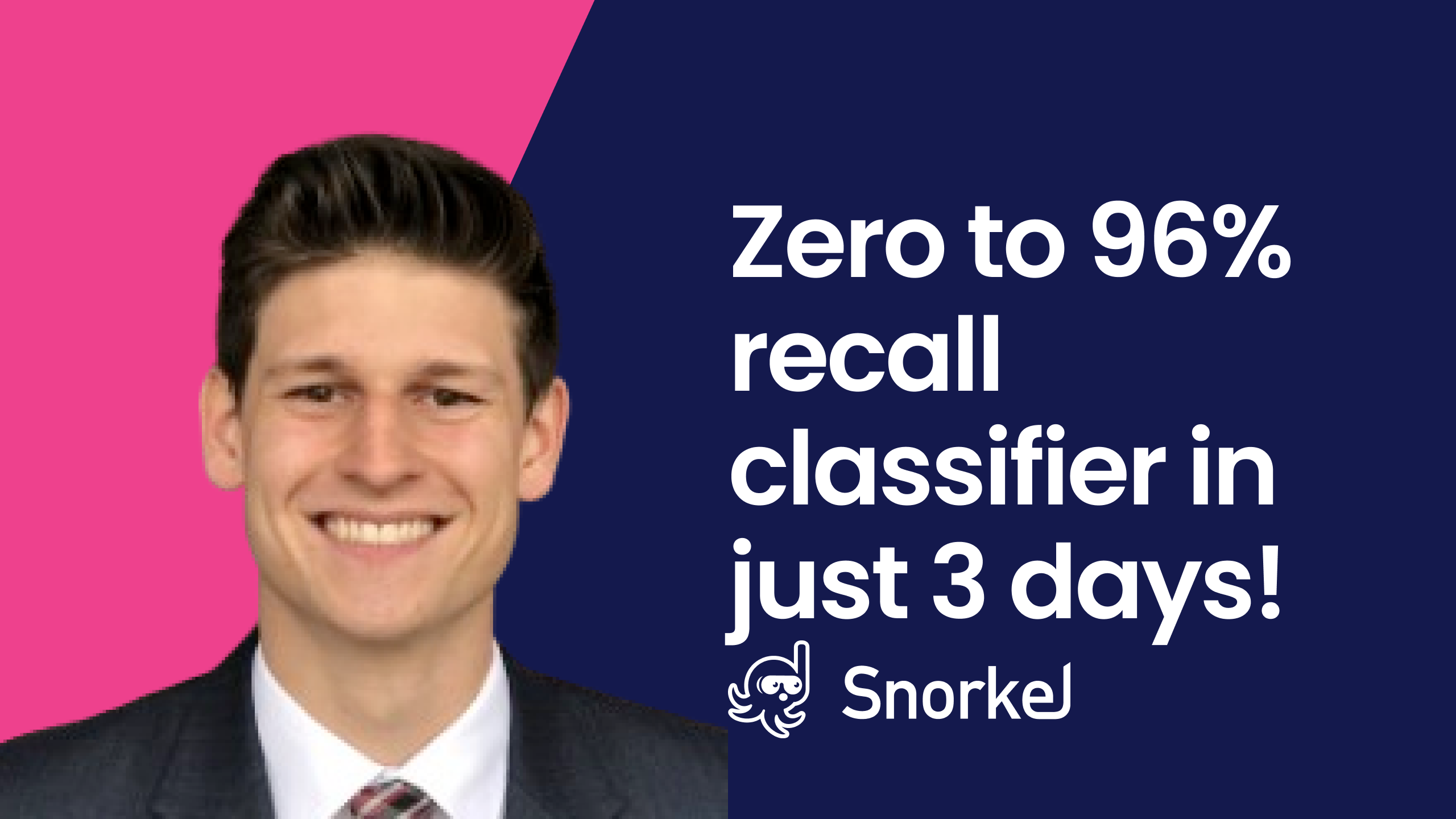 Content filtering breakthrough: Snorkel client reaches 96% recall in 3 days