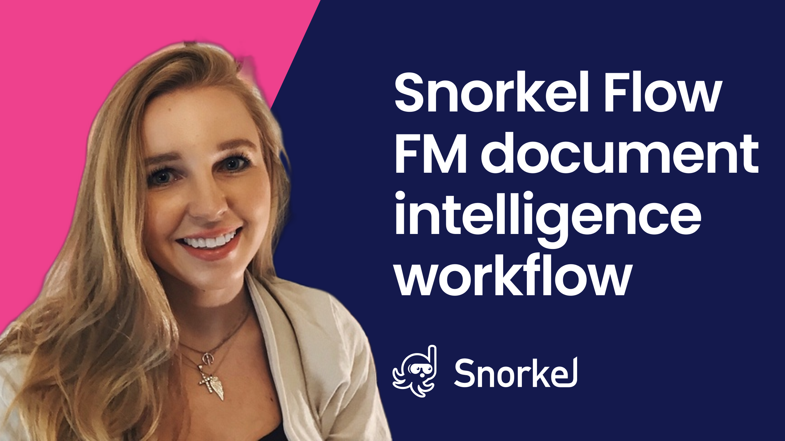 Faster than ever document intelligence with new Snorkel Flow FM-first workflow