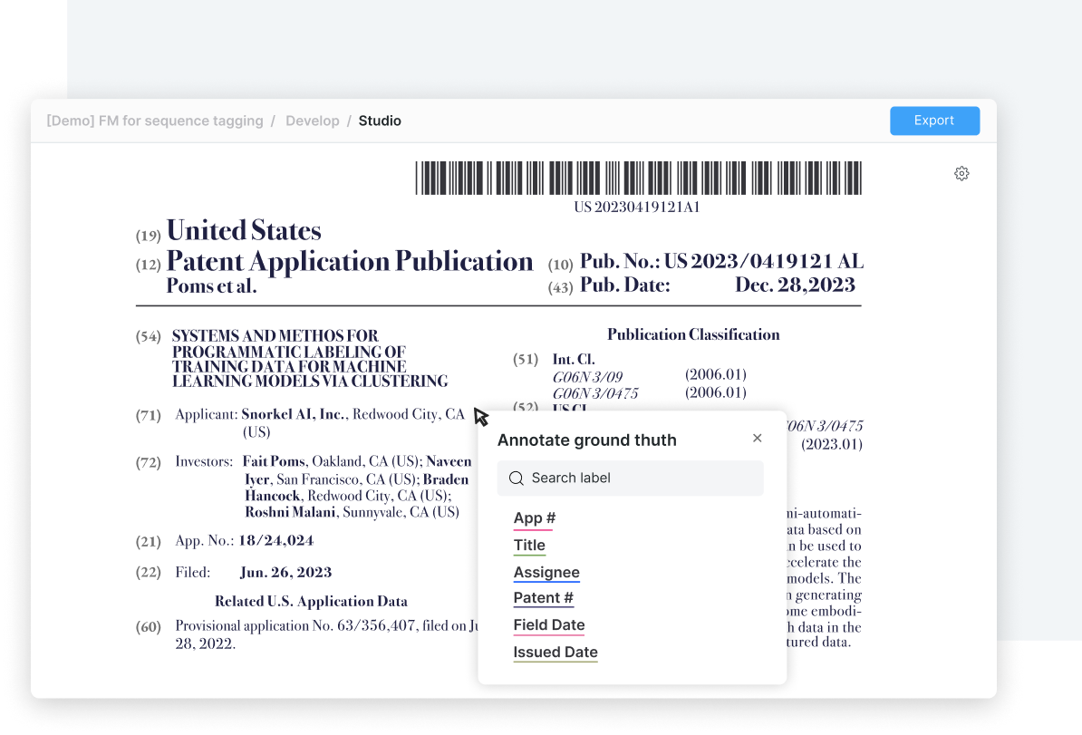 New NLP features in Snorkel Flow 2024.R3